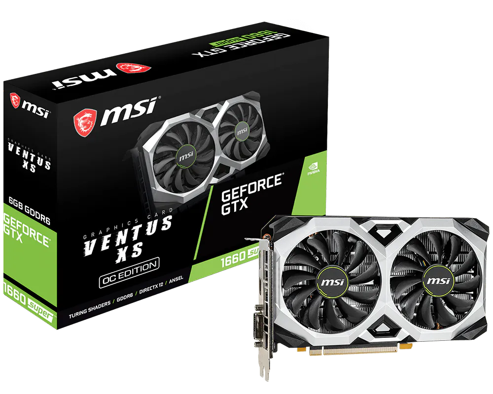 MSI GeForce GTX 1660 SUPER VENTUS XS OCV1